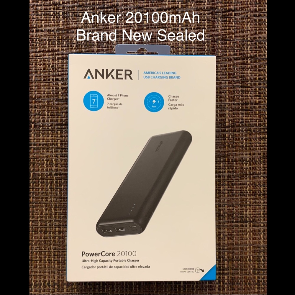 Anker Powercore 20100mAh Powerbank NEW SEALED